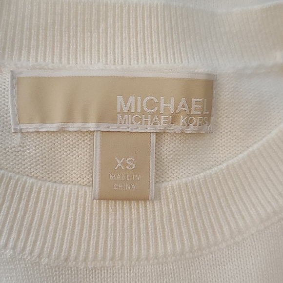 Michael Kors Sheer Stripe Crewneck Longsleeve XS - Picture 7 of 8